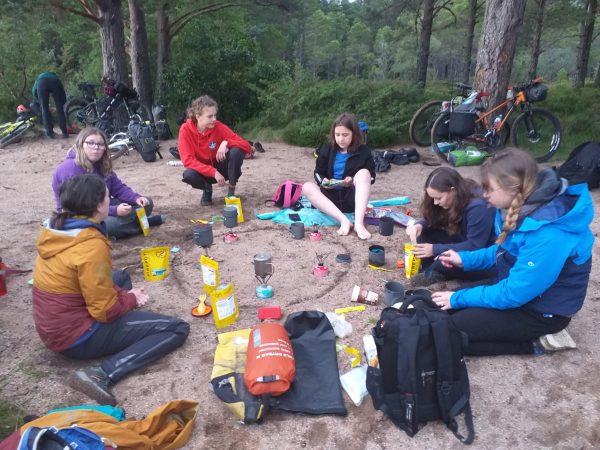 Girls Bike Club expedition to the Cairngorms