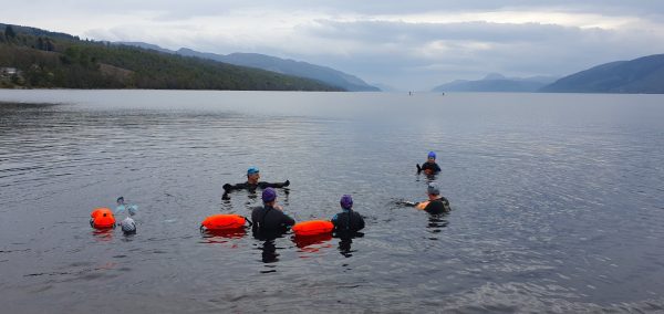 Kessock Ferry Swim Academy session in Loch Ness