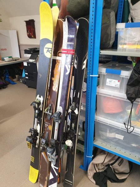 Donated Skis