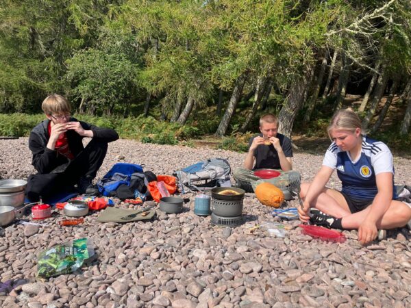 Good food on the beach